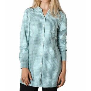 Toad&Co Women's Long Sleeve Button Down Shirt UPF25+ Size XS Dark Turquoise